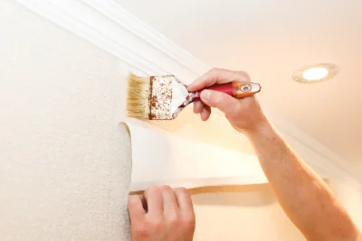 Pose de papier peint à Vaux-le-Moncelot — revêtements muraux et toiles de verre